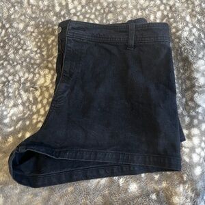 Black Demin Sailor Shorts